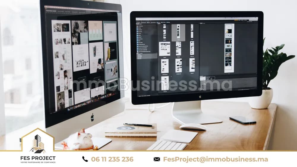 Bureau à Louer ou à Vendre – 60 m² – Centre-Ville de Fès